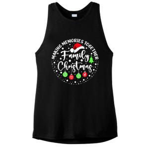 Making Memories Together Cute Family Christmas 2024 Ladies PosiCharge Tri-Blend Wicking Tank