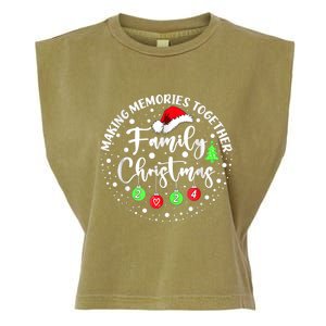 Making Memories Together Cute Family Christmas 2024 Garment-Dyed Women's Muscle Tee