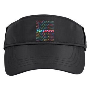 Motown Music Tie Dye Adult Drive Performance Visor