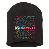 Motown Music Tie Dye Short Acrylic Beanie