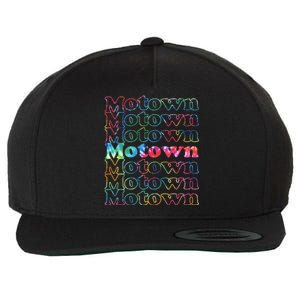 Motown Music Tie Dye Wool Snapback Cap