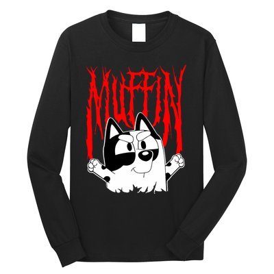 Muffin Metal Tan Blue Heeler Muffin Emotions Long Sleeve Shirt