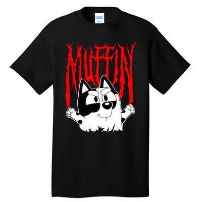 Muffin Metal Tan Blue Heeler Muffin Emotions Tall T-Shirt