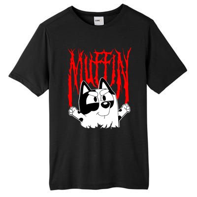 Muffin Metal Tan Blue Heeler Muffin Emotions Tall Fusion ChromaSoft Performance T-Shirt