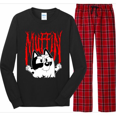 Muffin Metal Tan Blue Heeler Muffin Emotions Long Sleeve Pajama Set