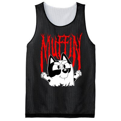 Muffin Metal Tan Blue Heeler Muffin Emotions Mesh Reversible Basketball Jersey Tank