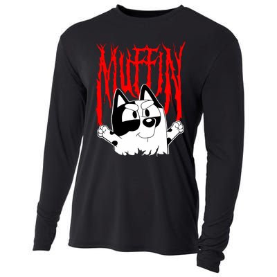 Muffin Metal Tan Blue Heeler Muffin Emotions Cooling Performance Long Sleeve Crew