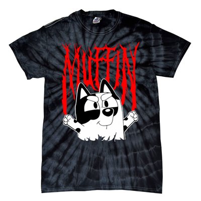 Muffin Metal Tan Blue Heeler Muffin Emotions Tie-Dye T-Shirt