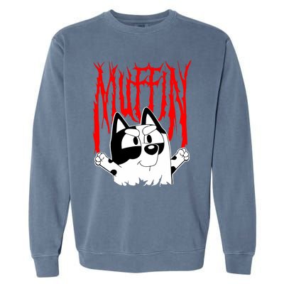 Muffin Metal Tan Blue Heeler Muffin Emotions Garment-Dyed Sweatshirt