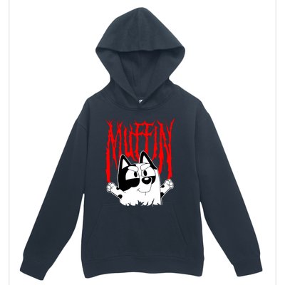 Muffin Metal Tan Blue Heeler Muffin Emotions Urban Pullover Hoodie