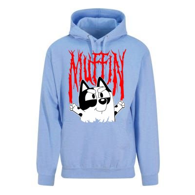 Muffin Metal Tan Blue Heeler Muffin Emotions Unisex Surf Hoodie