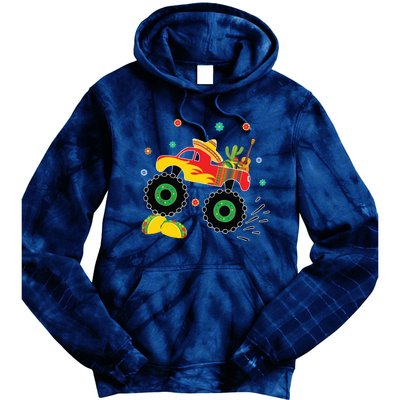 Mexican Monster Truck Taco Cinco De Mayo Party Tie Dye Hoodie