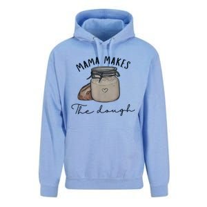 Mama Makes The Dough Sour Dough Bread Homemade Mom Unisex Surf Hoodie