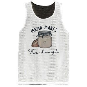 Mama Makes The Dough Sour Dough Bread Homemade Mom Mesh Reversible Basketball Jersey Tank