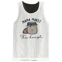 Mama Makes The Dough Sour Dough Bread Homemade Mom Mesh Reversible Basketball Jersey Tank