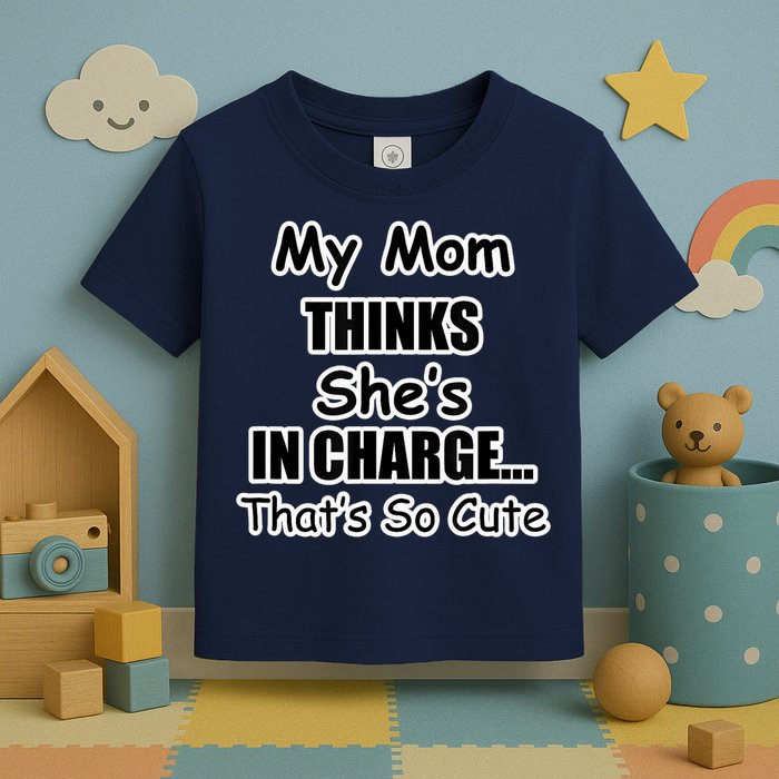 My Mom Thinks She's In Charge...That's So Cute Toddler T-Shirt