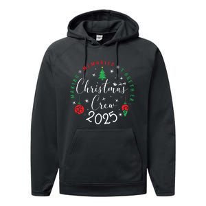 Making Momories Together Christmas Holiday Christmas Crew 2025 Performance Fleece Hoodie