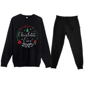 Making Momories Together Christmas Holiday Christmas Crew 2025 Premium Crewneck Sweatsuit Set