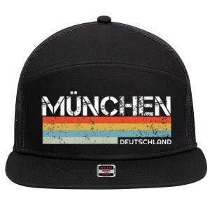 Munich 7 Panel Mesh Trucker Snapback Hat