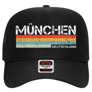 Munich High Crown Mesh Back Trucker Hat