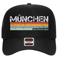 Munich High Crown Mesh Back Trucker Hat