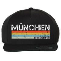 Munich Wool Snapback Cap