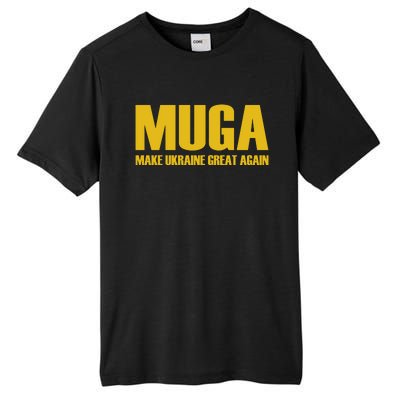 Muga Make Ukraine Great Again Tall Fusion ChromaSoft Performance T-Shirt