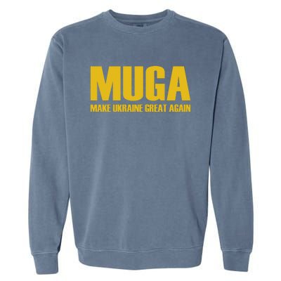 Muga Make Ukraine Great Again Garment-Dyed Sweatshirt