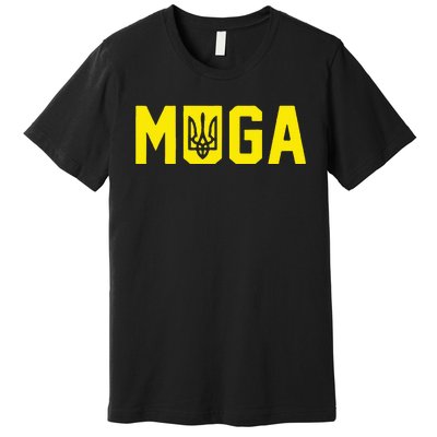 Muga Make Ukraine Great Again Support Premium T-Shirt