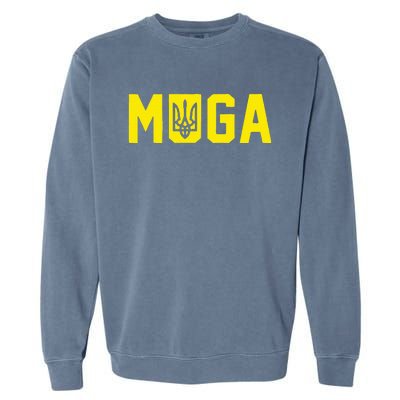 Muga Make Ukraine Great Again Support Garment-Dyed Sweatshirt