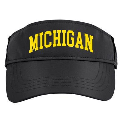 Michigan Mi Usa United States Font Adult Drive Performance Visor