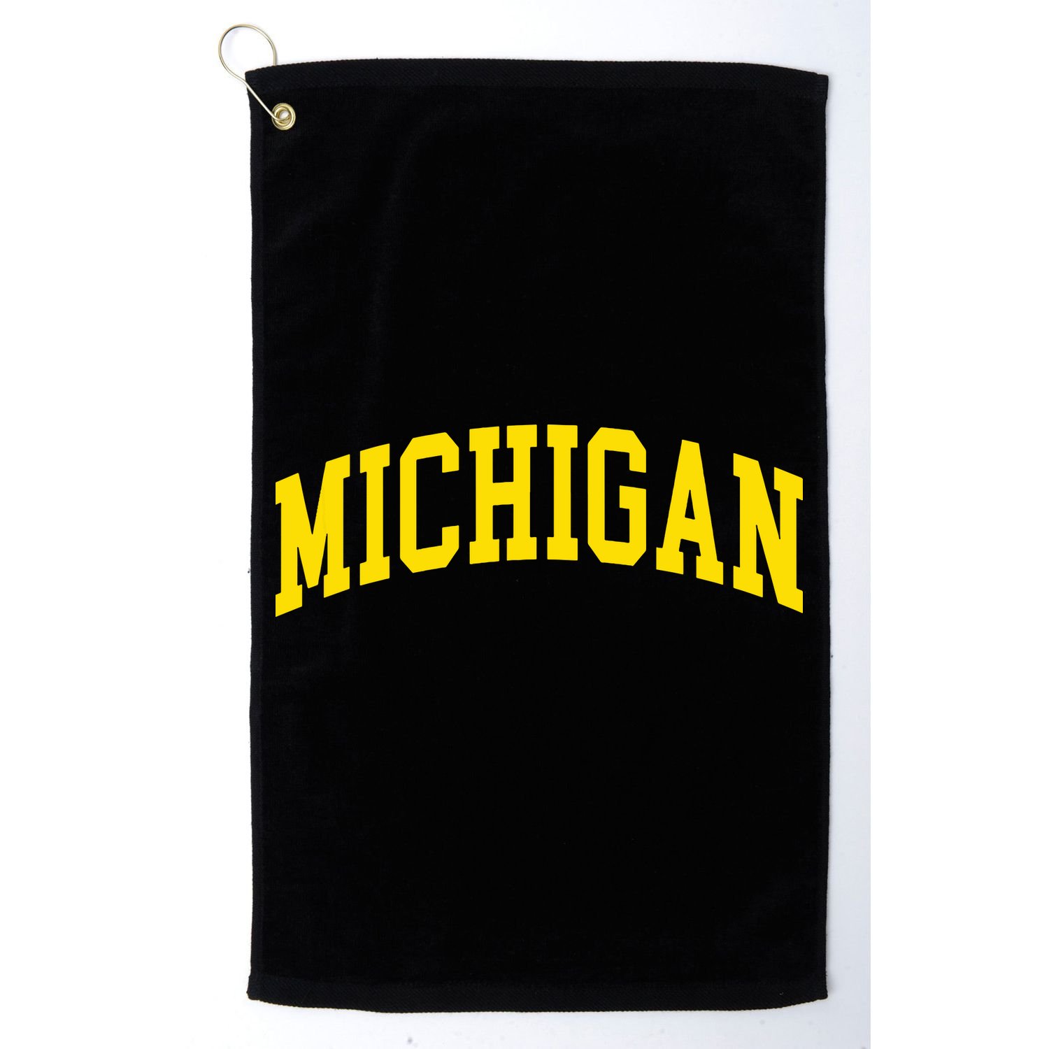Michigan Mi Usa United States Font Golf Towel