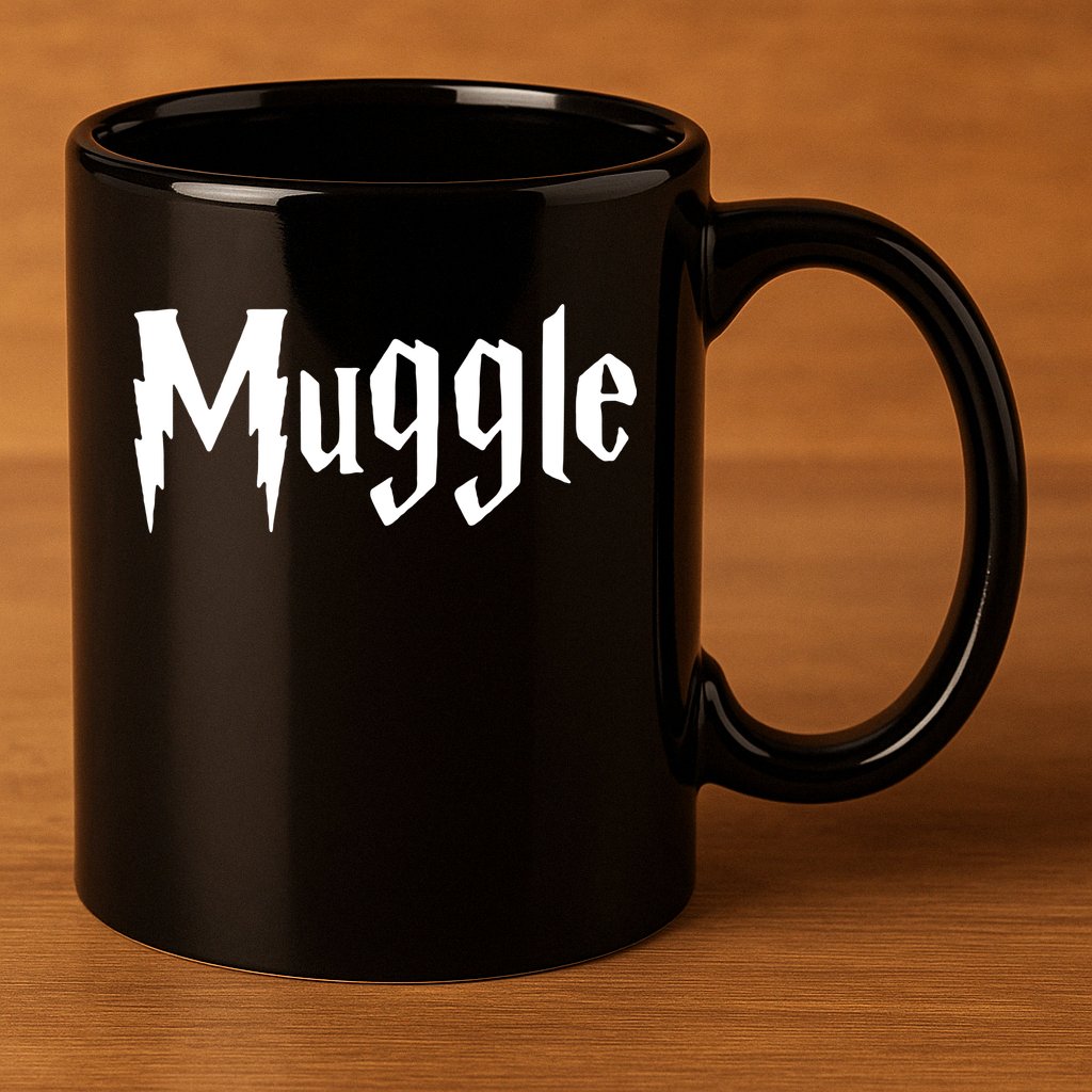 Muggle 11oz C Handle Ceramic Mug