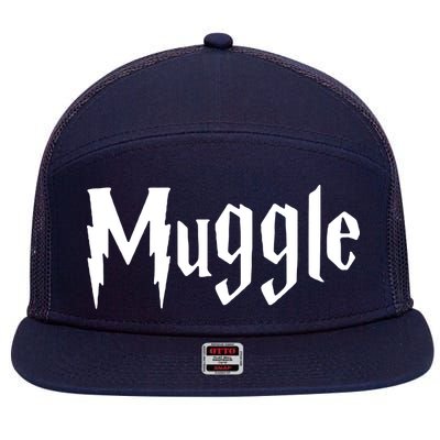 Muggle 7 Panel Mesh Trucker Snapback Hat