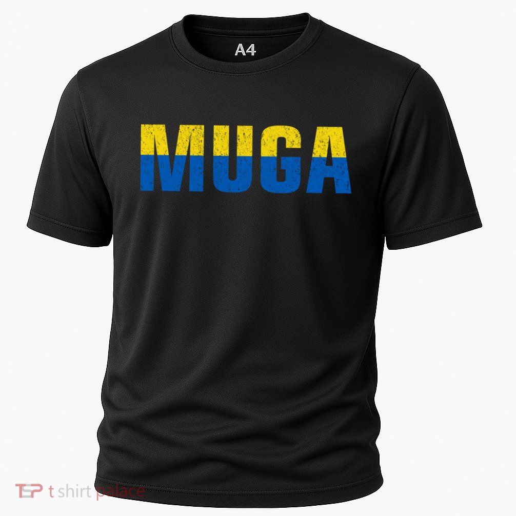 Muga Make Ukraine Great Again Ukraine Flag Cooling Performance Crew T-Shirt