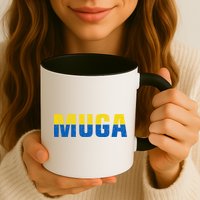 Muga Make Ukraine Great Again Ukraine Flag Mug