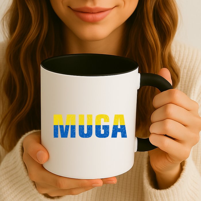 Muga Make Ukraine Great Again Ukraine Flag Mug