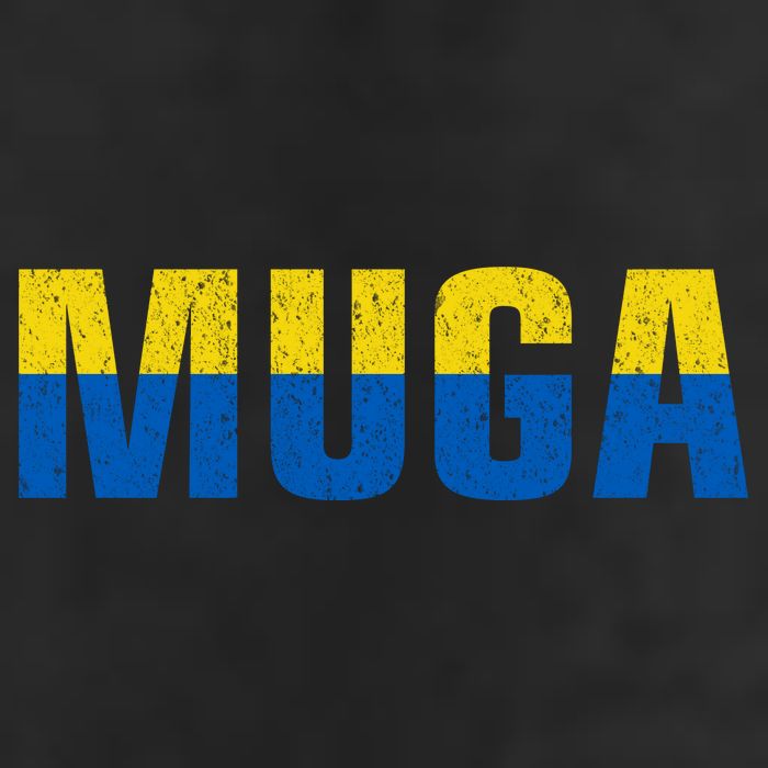 Muga Make Ukraine Great Again Ukraine Flag Trucker Hat