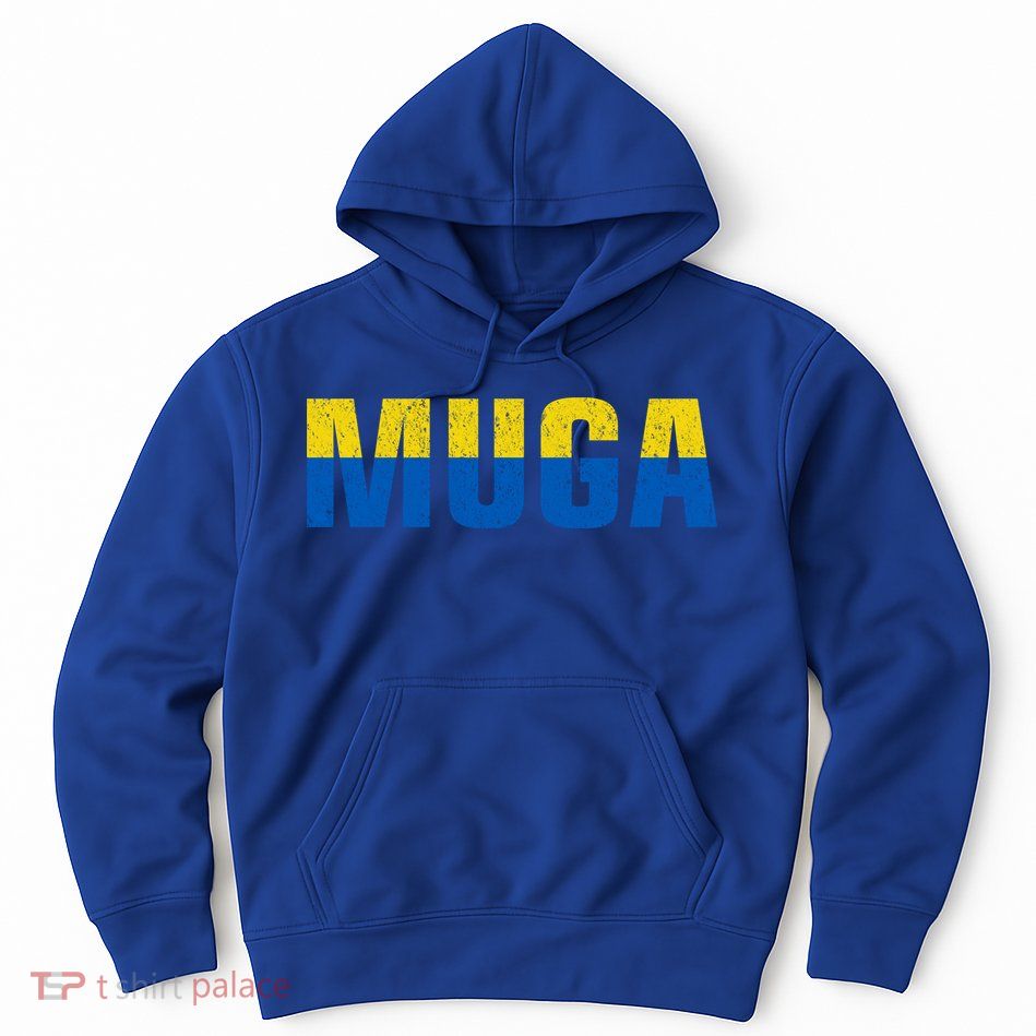 Muga Make Ukraine Great Again Ukraine Flag Hoodie