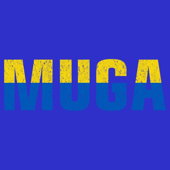 Muga Make Ukraine Great Again Ukraine Flag Polo