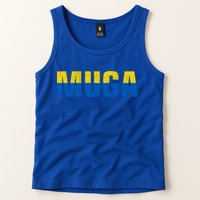 Muga Make Ukraine Great Again Ukraine Flag Tank Top