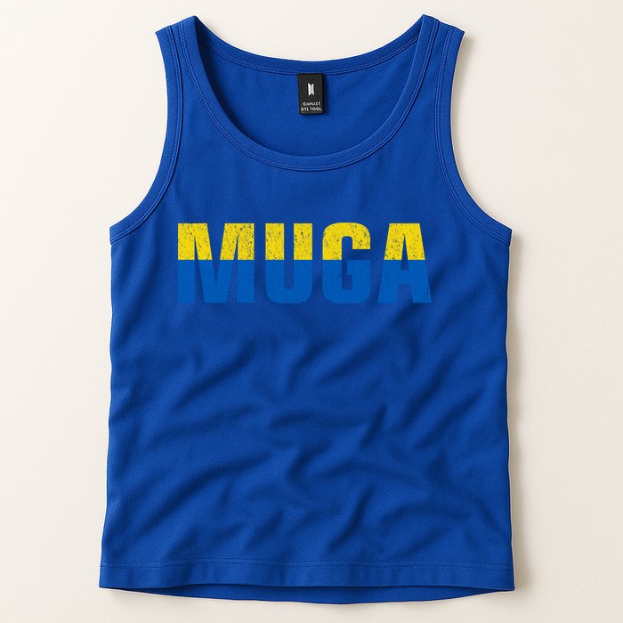 Muga Make Ukraine Great Again Ukraine Flag Tank Top