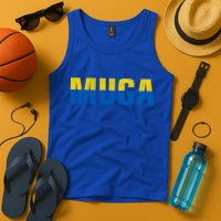 Muga Make Ukraine Great Again Ukraine Flag Tank Top