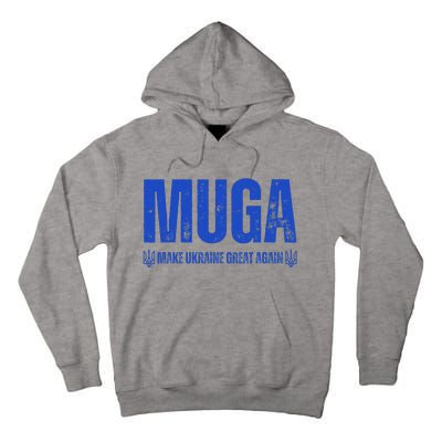 Muga Make Ukraine Great Again Support Tall Hoodie