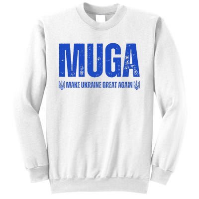 Muga Make Ukraine Great Again Support Sweatshirt