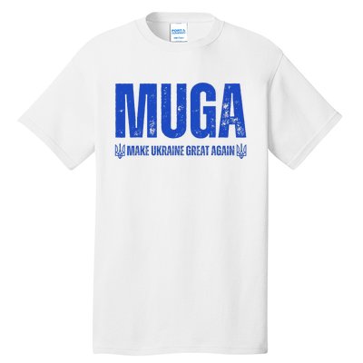 Muga Make Ukraine Great Again Support Tall T-Shirt