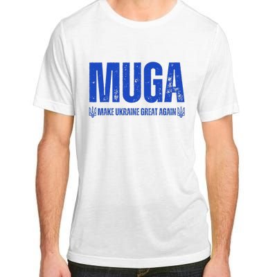 Muga Make Ukraine Great Again Support Adult ChromaSoft Performance T-Shirt