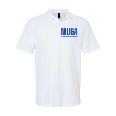 Muga Make Ukraine Great Again Support Softstyle Adult Sport Polo