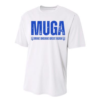 Muga Make Ukraine Great Again Support Performance Sprint T-Shirt