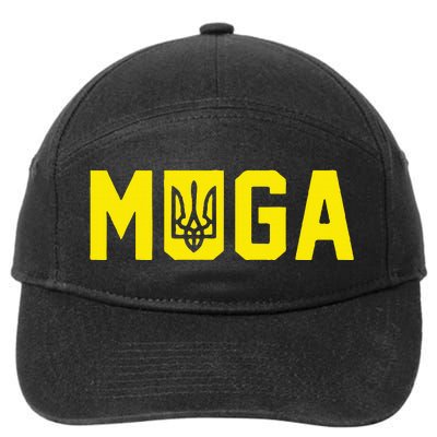 Muga Make Ukraine Great Again Support 7-Panel Snapback Hat